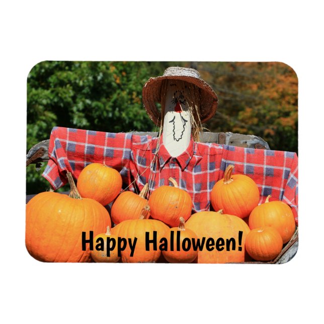 Happy Halloween from The Pumpkin Patch Magnet (Horizontal)