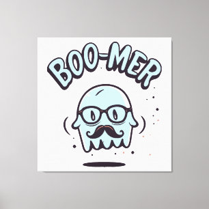 Happy Halloween from Your Favourite Boomer! Canvas Print
