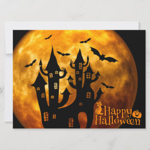 Happy Halloween (Full Moon) Card