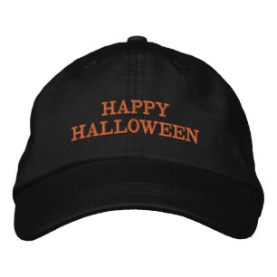 Happy Halloween Fun Cute  Embroidered Hat