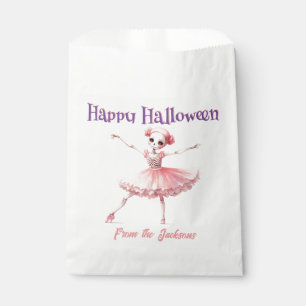 Happy Halloween   FUN SKELETON BALLERINA Favour Bags