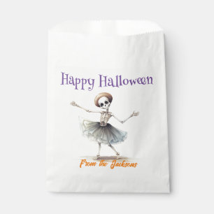 Happy Halloween   FUN SKELETON WITH TUTU Favour Bags