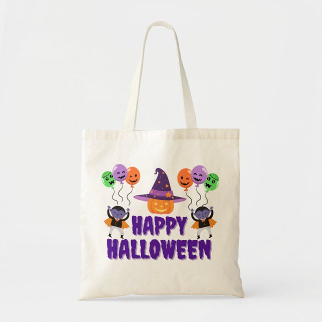 Happy Halloween Fun Tote Bag (Front)