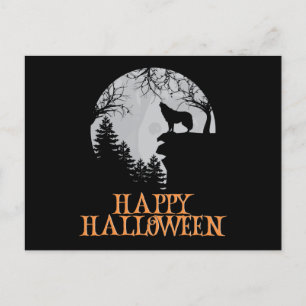 Happy Halloween Funny Creepy Character Postcard