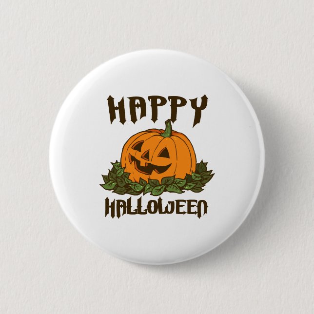Happy Halloween Funny Halloween Costume 6 Cm Round Badge (Front)