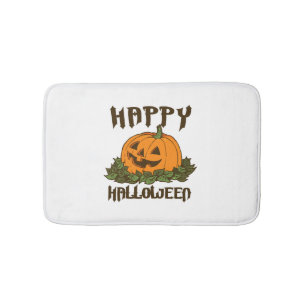 Happy Halloween Funny Halloween Costume Bath Mat