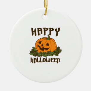 Happy Halloween Funny Halloween Costume Ceramic Tree Decoration