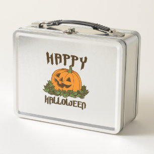 Happy Halloween Funny Halloween Costume Metal Lunch Box