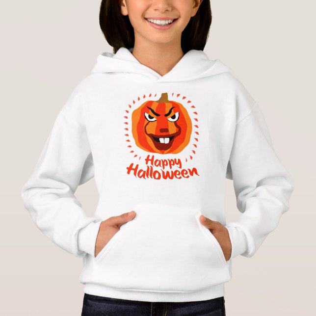 🎃 Happy Halloween – Funny, Scary & Cute Pumpkin (Front)