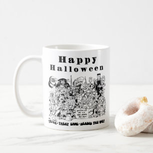 Happy Halloween Funny Spooky Scary Creepy Witch Coffee Mug