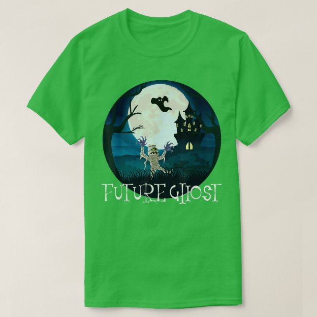 HAPPY HALLOWEEN FUTURE GHOST 1548 T-Shirt (Design Front)