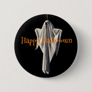 Happy Halloween Ghost 6 Cm Round Badge