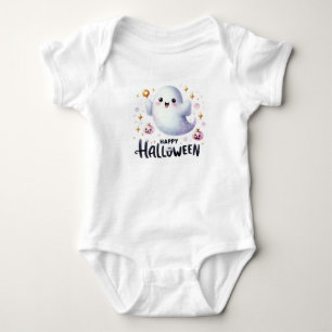 Happy Halloween Ghost Baby Bodysuit