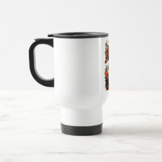 Happy Halloween Ghost & Black Cat Pumpkin | Travel Mug