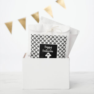 Happy Halloween ghost boo no tricks just treats  F Favour Bags
