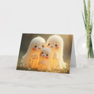 Happy Halloween Ghost Cuties Card