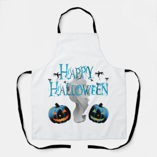 Happy Halloween Ghost -Halloween Costume Pumkin Apron