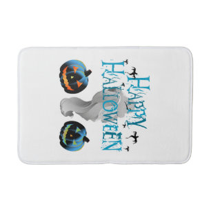 Happy Halloween Ghost -Halloween Costume Pumkin Bath Mat