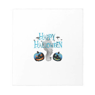 Happy Halloween Ghost -Halloween Costume Pumkin Notepad