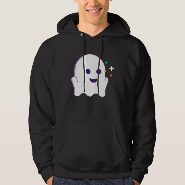 Happy Halloween Ghost Hoodie (Front)