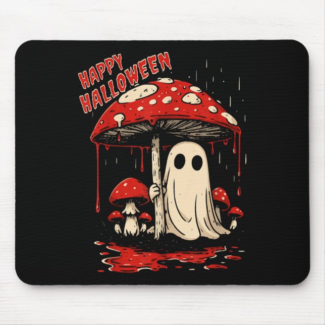 Happy Halloween Ghost  Mouse Mat (Front)