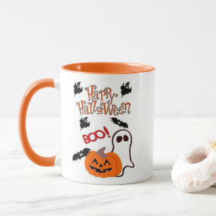 Happy Halloween Ghost  Mug
