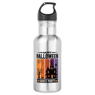 Happy Halloween Ghost Party Haunted House Shirt De 532 Ml Water Bottle