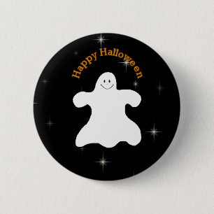 Happy Halloween Ghost Pin