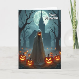Happy Halloween Ghostly Card