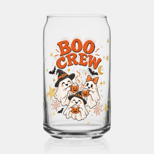 Happy Halloween Ghosts Iced Coffee Glass