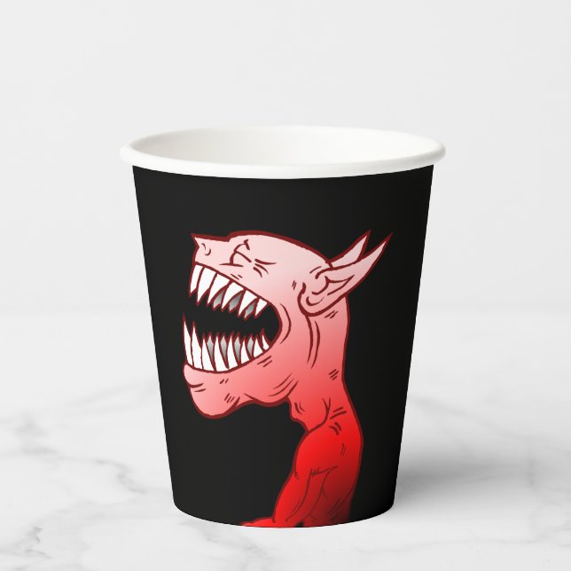 Happy Halloween Ghoul Paper Cups (Front)