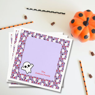 Happy Halloween Ghouls Hunting Party Customise Napkin