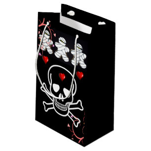 Happy Halloween  Gift Bag, Skull Small Gift Bag