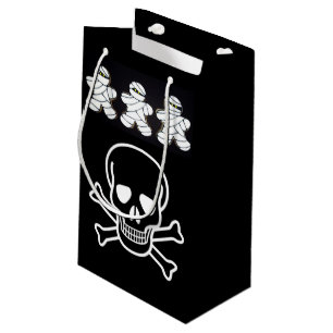 Happy Halloween  Gift Bag, Skull Small Gift Bag