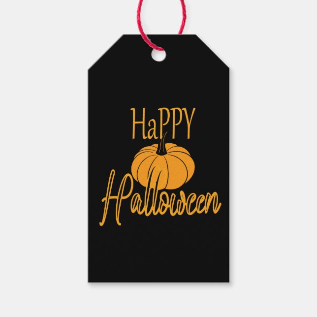 Happy Halloween Gift Tags (Front)