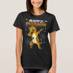 Happy Halloween Giraffe Zombie T-Shirt