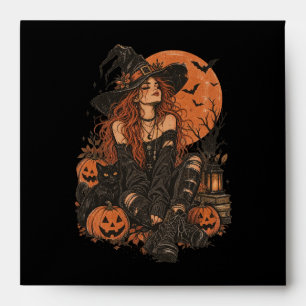 Happy Halloween girls Envelope