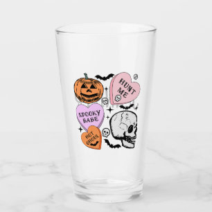 Happy Halloween Glass