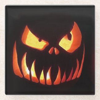 Happy Halloween Glass Coaster
