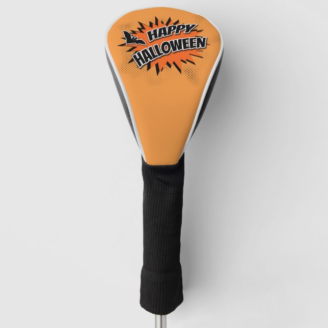 Happy Halloween Golf Head Cover (Front)