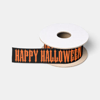 Happy Halloween ~ Gothic Satin Ribbon