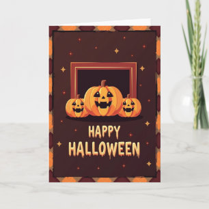 Happy Halloween Gourds Card