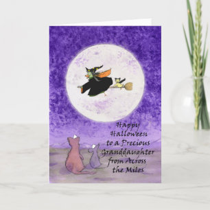 Happy Halloween Granddaughter, Across Miles Card