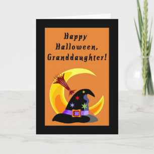 Happy Halloween, Granddaughter Card