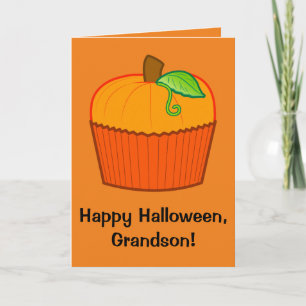 Happy Halloween Grandson Card