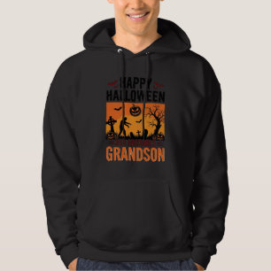 Happy Halloween Grandson Vintage Spooky Shirt Desi