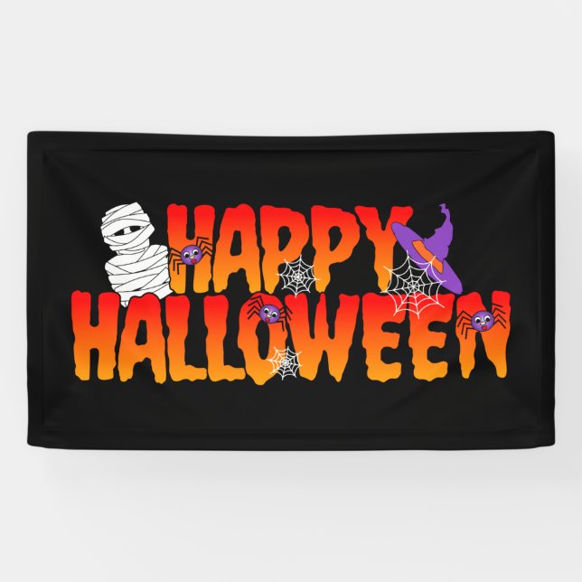 Happy Halloween Graphic Banner (Horizontal)