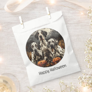Happy Halloween Great Dane Dogs Jack O Lantern Favour Bags