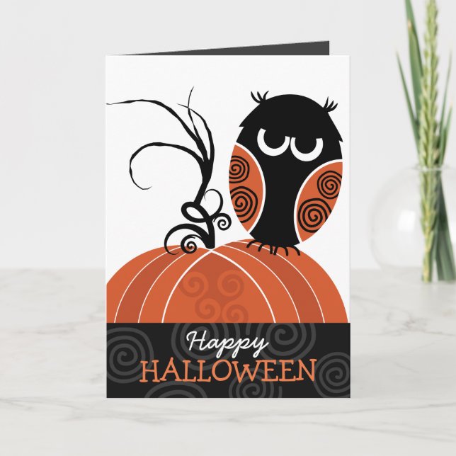 Happy Halloween Greeting Card (Front)