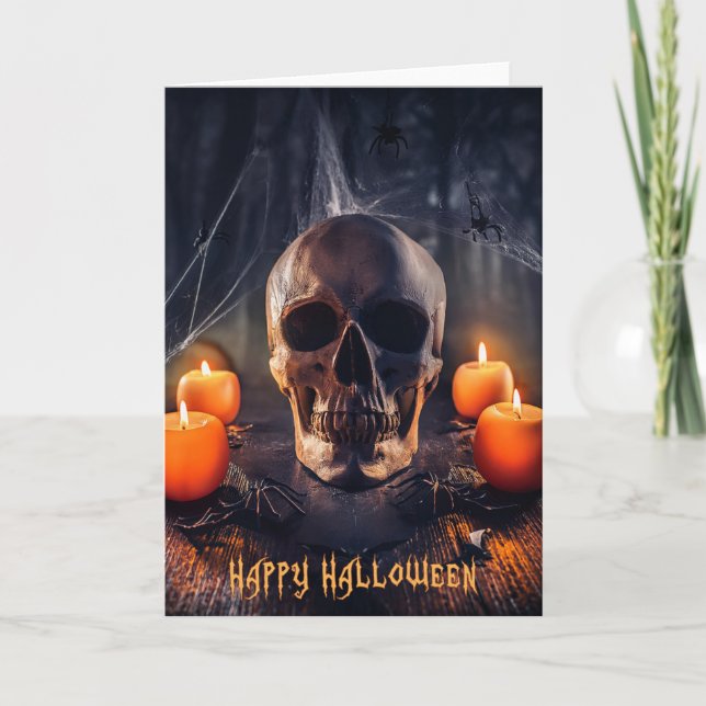 Happy Halloween Greeting Card (Front)